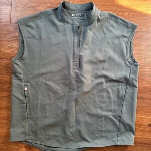 Figs Olive Green Scrub Top